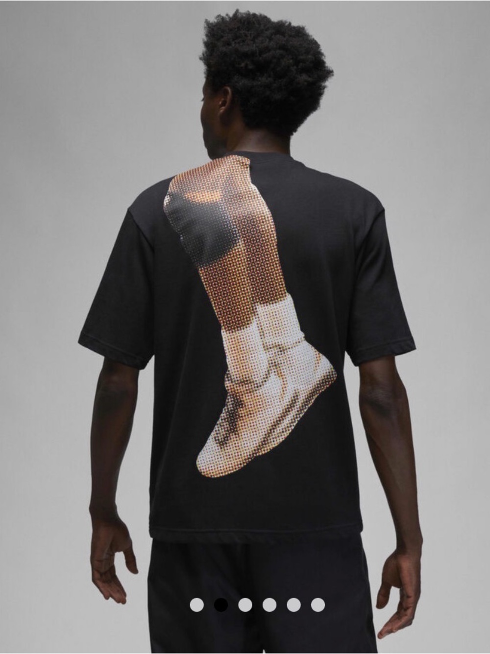 🏀 Nike Jordan Flight Heritage 85 Black Graphic Crew T-shirt - Picture 8 of 8